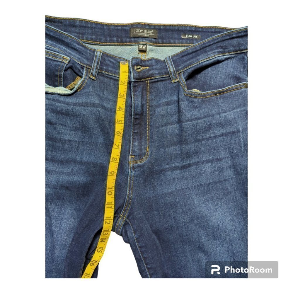 Judy Blue Slim Fit Women's Jeans Size 18 W Color Blue - Picture 7 of 10